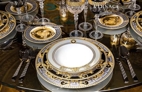 gold versace table|versace tableware.